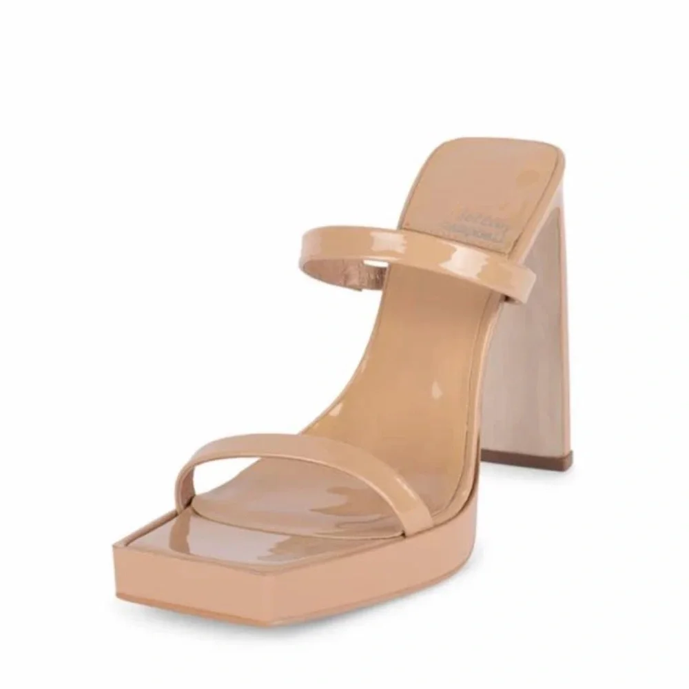 Jeffrey Campbell Women's Hustler Nude size 8 EUC patent leather - Picture 5 of 6